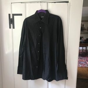 Tom Ford Mens Black Dress Shirt